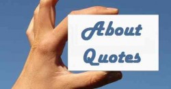 about quotes